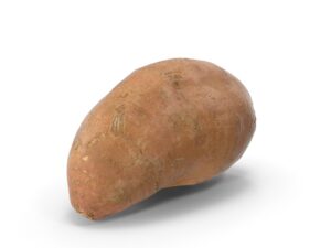 The sweet potatoes